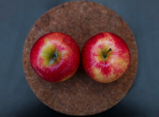 Delicious red apples organically grown in Adelaide, South Australia