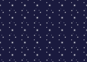 star sparkling elegant on dark background seamless pattern vectors ep73