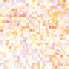 Optical low poly pixel grid dye blur texture background. Seamless washed out geometric ombre effect. 80s style retro square shape pattern. High resolution funky beach wear fashion textile tile.