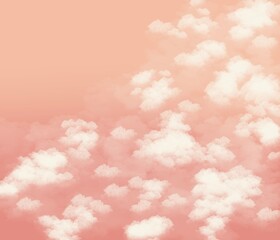 Abstract nature background, soft cloud sky pastel gradient color