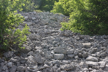 beautiful rocks hard stones strong mountains heaps