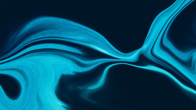 Abstract Liquid Blue Texture Background