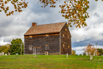 Fototapeta na wymiar Massachusetts-Berkshires-Adams-East Hoosuck Quaker Meetinghouse
