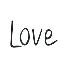 Hand-drawn Christian inscription and word 