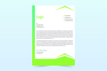 Real estate letterhead template. Creative  Clean business style print ready letterhead design for your corporate building and real estate project. The Letterhead Element Of Stationery Design. 