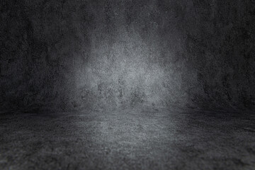 Selective focus of abstract black texture blackground.