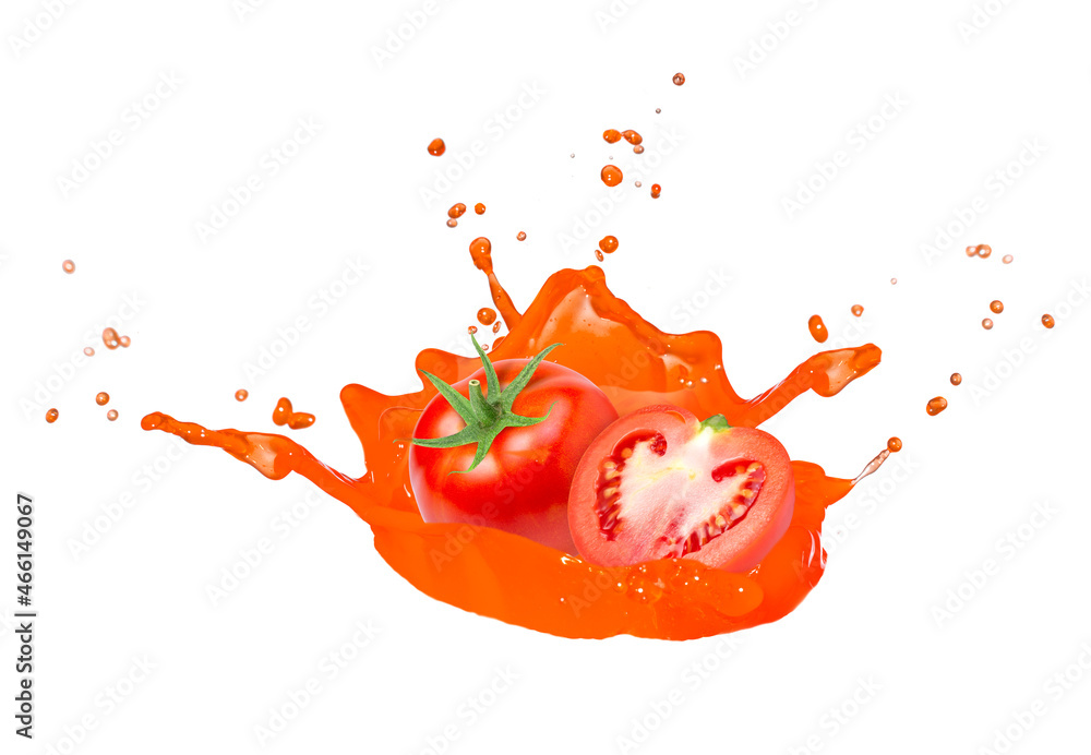 Canvas Prints Tomato juice splashing