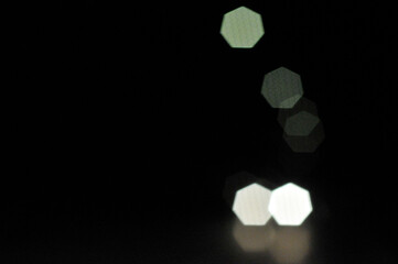 City lights in the dark