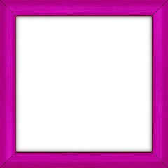 ピンク色の正方形の木製フレームのイラスト