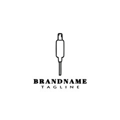 charger logo cartoon icon design template isolated vector illustration