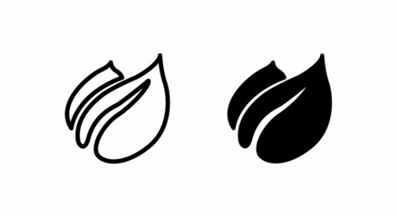 leaf nature, Sprout, plant, Leaves, organic plant, growth conditions, Floral branch icons button, vector, sign, symbol, logo, illustration, editable stroke, flat design style isolated on white linear