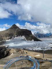 Glacier 3000 mountain view in Switzerland