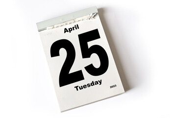 25. April 2023