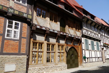 Wasserstraße in der Fachwerkstadt Hornburg