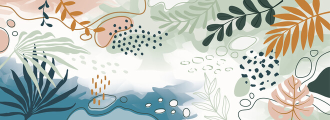 Color splash abstract background for design.Template banner and cover for social media ad, template special promo new arrival sale.