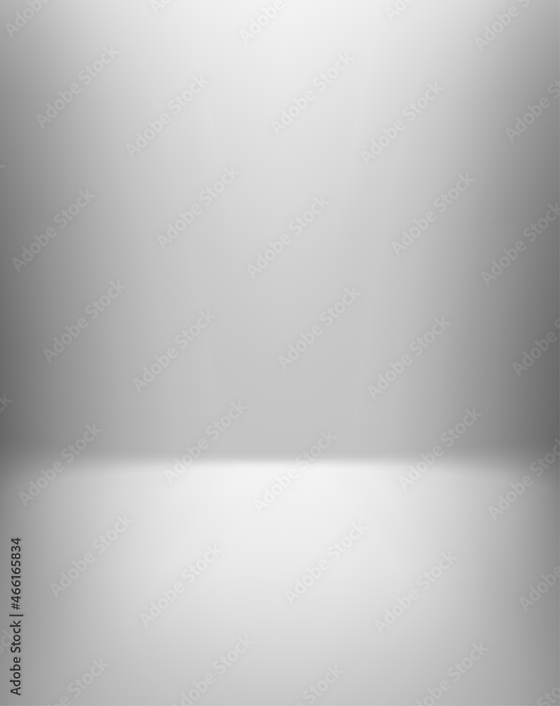 Aufkleber White vertical empty room. Abstract background. Showcase template
