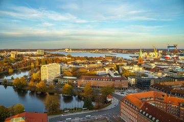Foto op Aluminium view of the city Kiel © Hans Steen-Kiel