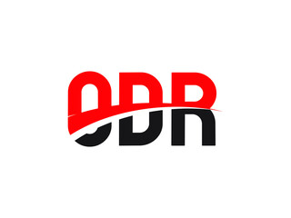 ODR Letter Initial Logo Design Vector Illustration
