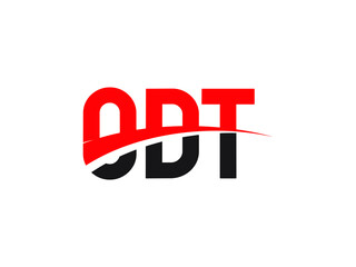 ODT Letter Initial Logo Design Vector Illustration