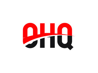 OHQ Letter Initial Logo Design Vector Illustration
