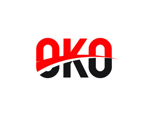 OKO Letter Initial Logo Design Vector Illustration