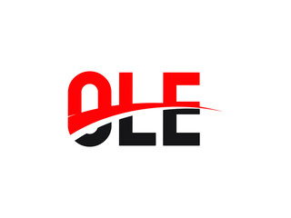 OLE Letter Initial Logo Design Vector Illustration