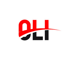OLI Letter Initial Logo Design Vector Illustration