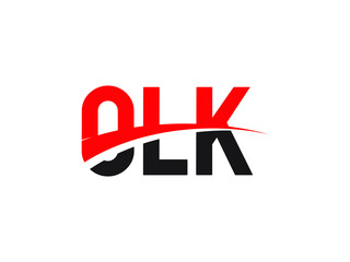 OLK Letter Initial Logo Design Vector Illustration