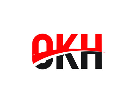 OKH Letter Initial Logo Design Vector Illustration