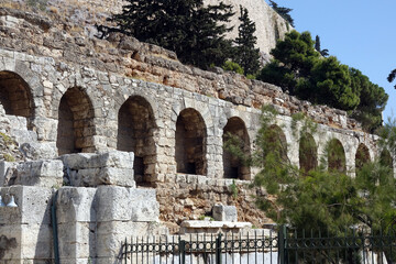 The Pelasgische thick wall of Acropolis