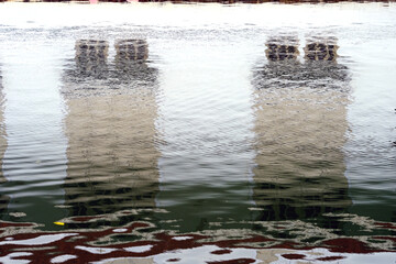 reflection in the water