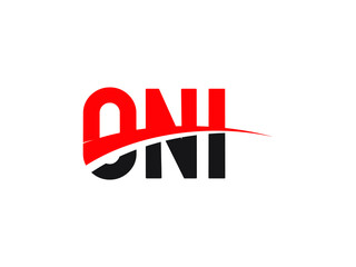 ONI Letter Initial Logo Design Vector Illustration