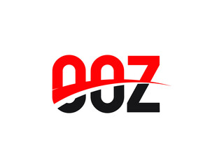 OOZ Letter Initial Logo Design Vector Illustration