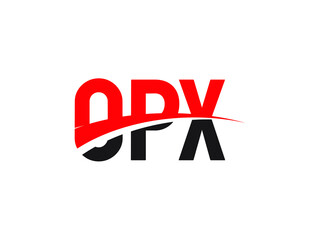 OPX Letter Initial Logo Design Vector Illustration