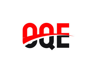 OQE Letter Initial Logo Design Vector Illustration