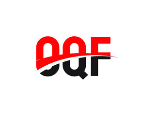 OQF Letter Initial Logo Design Vector Illustration