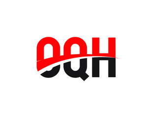 OQH Letter Initial Logo Design Vector Illustration