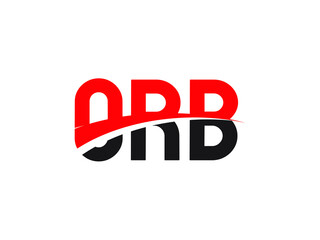 ORB Letter Initial Logo Design Vector Illustration