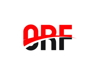 Fototapeta premium ORF Letter Initial Logo Design Vector Illustration