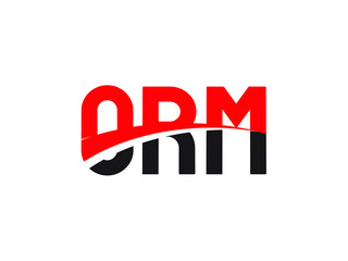 ORM Letter Initial Logo Design Vector Illustration