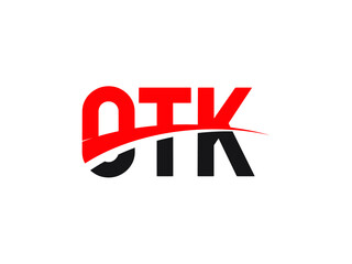 OTK Letter Initial Logo Design Vector Illustration