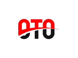 OTO Letter Initial Logo Design Vector Illustration