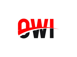 OWI Letter Initial Logo Design Vector Illustration