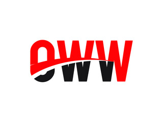OWW Letter Initial Logo Design Vector Illustration