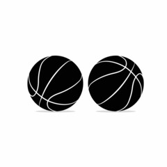 Basketball ball icon vector graphics