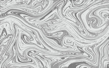 Seamless abstract marble pattern, wood texture, watercolor marble pattern. White and grey colors. Hand drawn vector background.