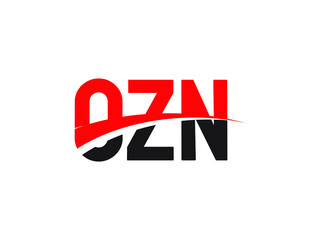 OZN Letter Initial Logo Design Vector Illustration
