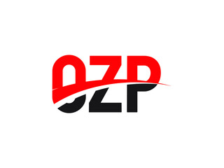 OZP Letter Initial Logo Design Vector Illustration