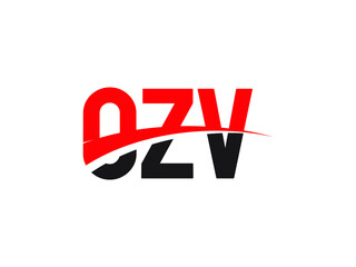 OZV Letter Initial Logo Design Vector Illustration