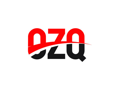 OZQ Letter Initial Logo Design Vector Illustration